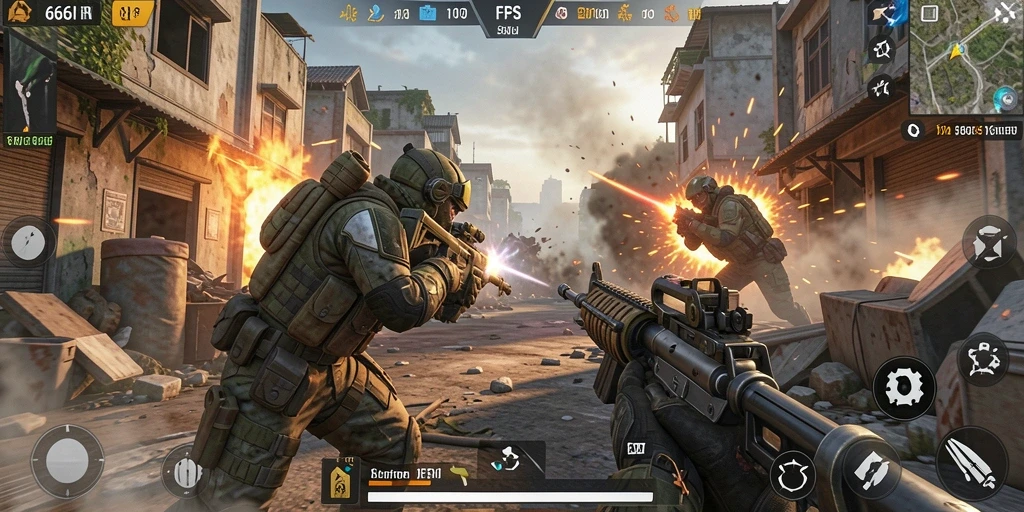 Gameplay intens dengan grafis memukau di 666I.