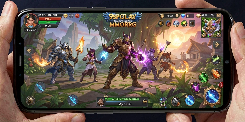 Tampilan menakjubkan dari gameplay <strong>95PGPLAY</strong> dengan aksi pertempuran yang seru.