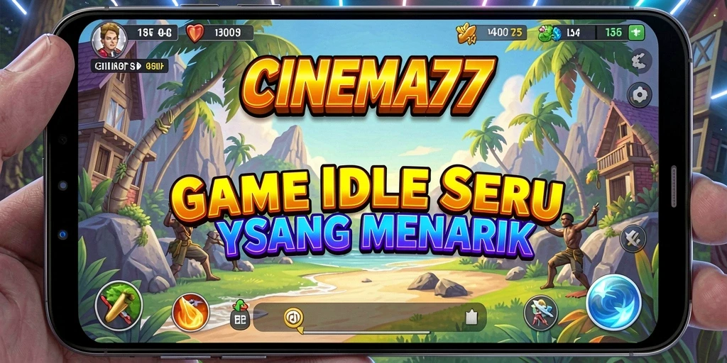 Tampilan screenshot CINEMA77 menunjukkan gameplay yang menarik dan adiktif.