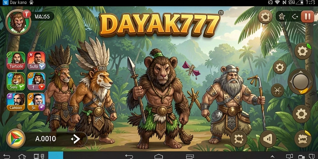 Screenshot DAYAK777 menunjukkan gameplay puzzle yang seru dan menantang.