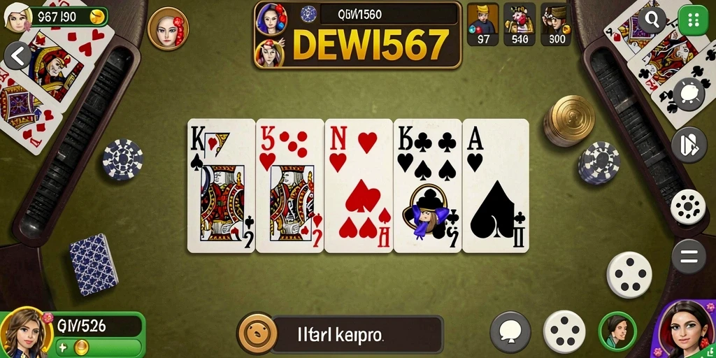 Tampilan gameplay seru di DEWI567 dengan pemain aktif.