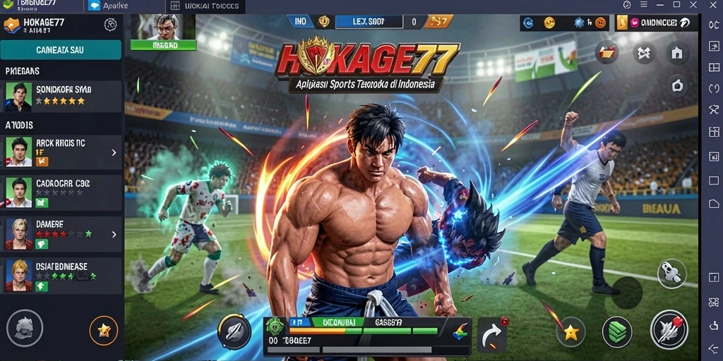 Screenshot gameplay HOKAGE77 yang mendebarkan dan interaktif.
