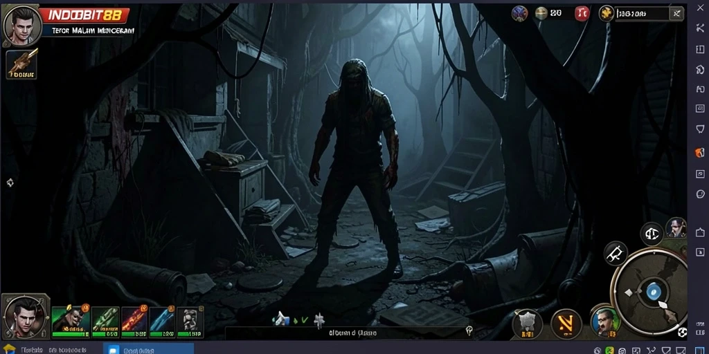 Gameplay INDOBIT88 yang mencekam dan penuh ketegangan.