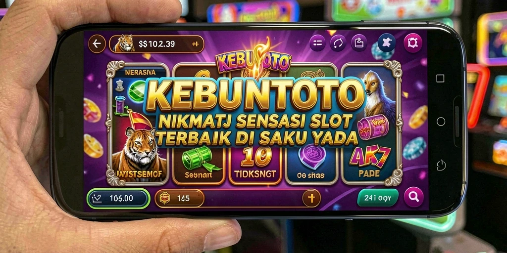 Screenshot gameplay KEBUNTOTO yang menunjukkan keseruan putaran slot.