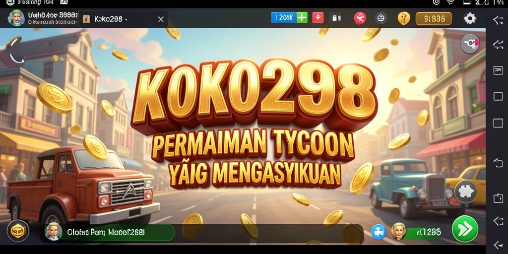 Tampilan gameplay KOKO288 yang menarik dalam genre Tycoon.