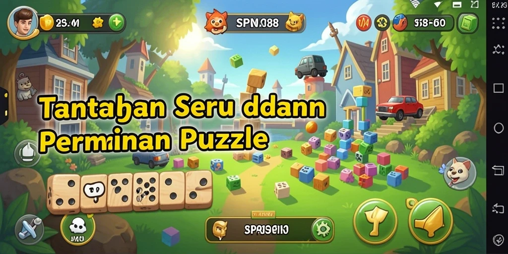 Screenshot gameplay SPN88 menunjukkan tantangan puzzle yang menarik.