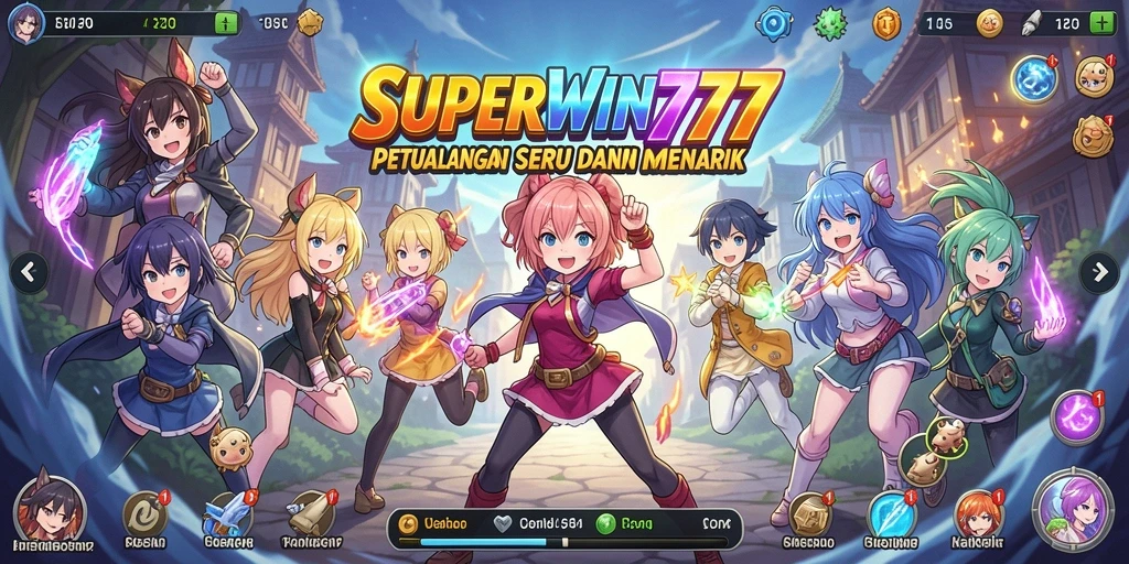 Tangkapan layar menunjukkan gameplay menarik dari SUPERWIN777 yang penuh aksi.