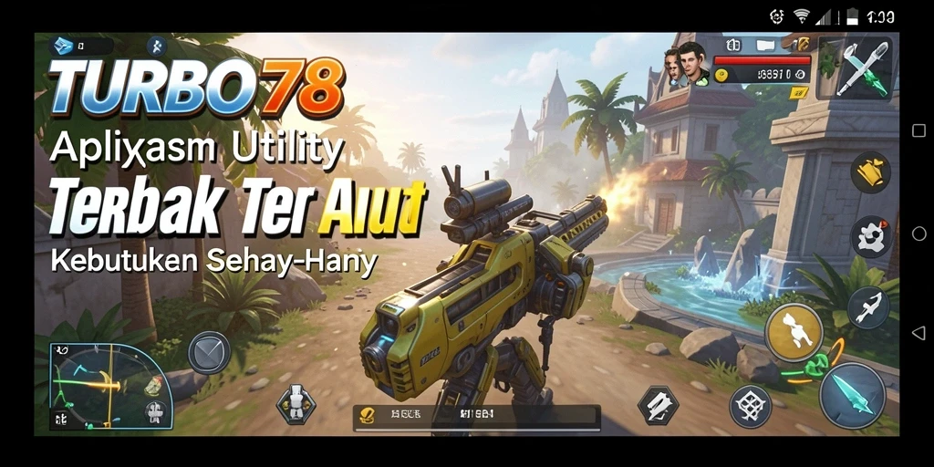 Tangkapan layar TURBO78 menampilkan antarmuka aplikasi Utility yang mudah digunakan.