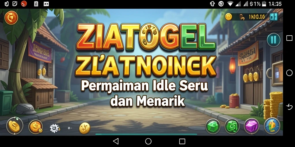 Tampilan gameplay seru dan interaktif dari ZIATOGEL.